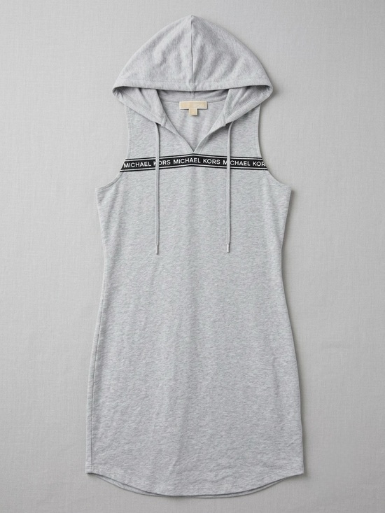 Michael Kors Dresses & Skirts - Michael Kors Light Gray Knit Top with Beige Logo Tag